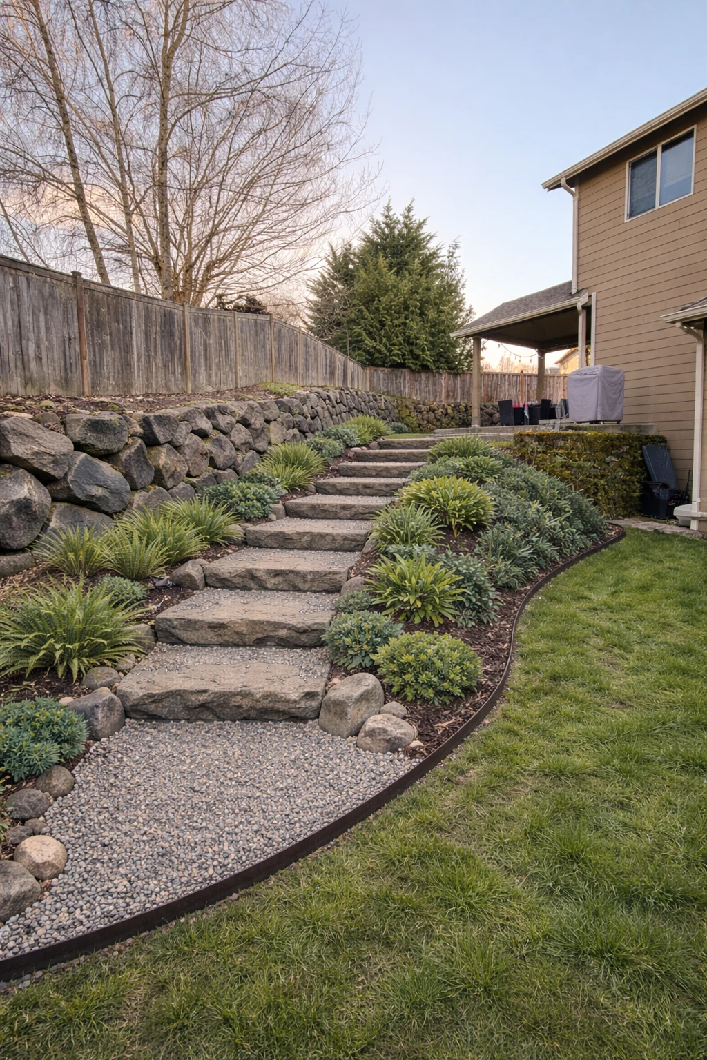 Outdoor Fireplace & Paver Patio Surround
